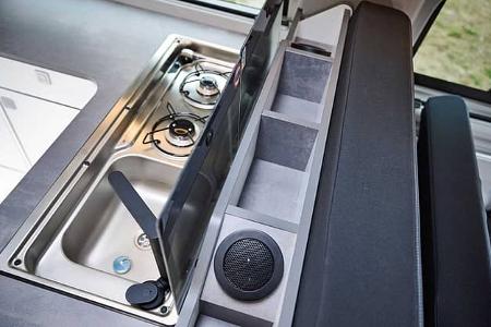 Ford Nugget, Küche, Arbeitsfläche