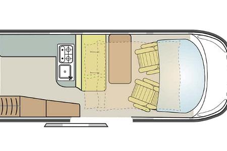Ford Nugget, Grundriss