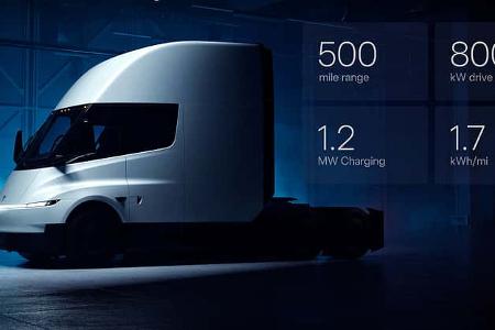 Tesla Semi Facelift Modelljahr MY 2026