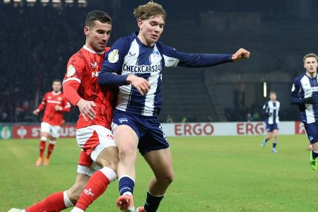 Kantersieg gegen Kaiserslautern: Hertha darf weiter träumen