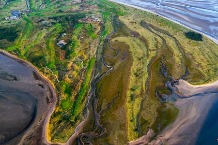 Küste mit Salzwiesen