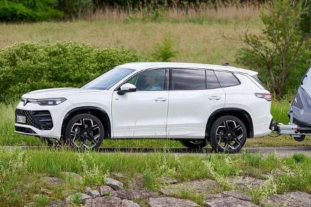 Zugwagen, VW Tayron 2.0 TDI 4Motion, seitlich