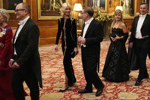 Claudia Schiffer strahlt bei royalem Staatsbankett für die Steinmeiers