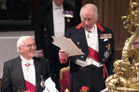 Frank-Walter Steinmeier und König Charles III.