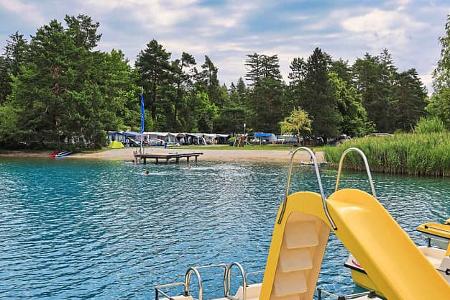 Stellplatz, Strandcamping Gruber, Badesee