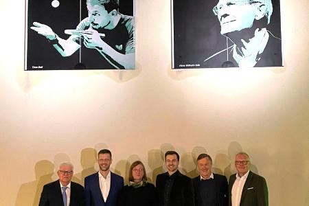Tischtennis: Ehrung für Boll und Gäb