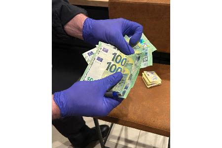 Aufgefundenes Bargeld am Einsatzort