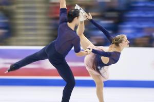 Eiskunstlauf: Hase/Volodin nach Kurzprogramm nur Fünfte