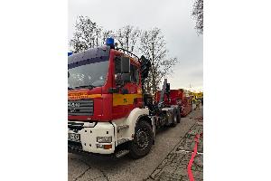 © Feuerwehr Dresden
Spezialtechnik zur Beseitigung von ABC-Gefahren der Wache Übigau kommt zum Einsatz.