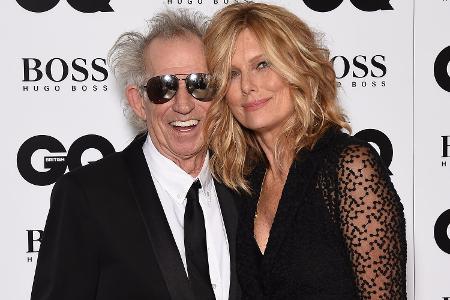 Keith Richards und Patti Hansen