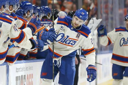 Kantersieg für Draisaitls Oilers: 