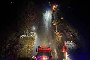 Unfallstelle im Überblick