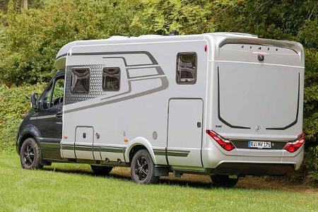 Heck, Hymer B-MC T 680, Wohnmobil, Camping, Premium, Urlaub