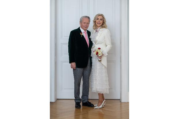 Das Paar heiratete in einer privaten Zeremonie.