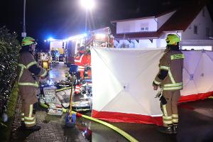 Bei einem Brand in St. Leon-Rot sind zwei Menschen ums Leben gekommen. 