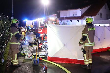 Bei einem Brand in St. Leon-Rot sind zwei Menschen ums Leben gekommen. 
