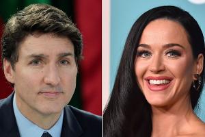 Justin Trudeau und Katy Perry