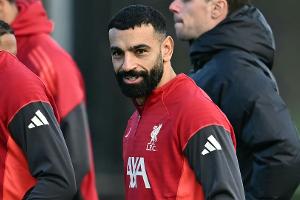 Inmitten des "Bürgerkriegs": Salah trainiert und lacht