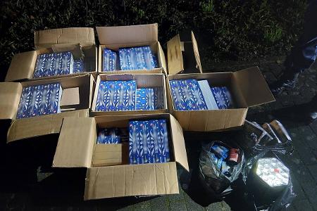 BPOLD B PM beschlagnahmte Pyrotechnik Küstrin-Kietz