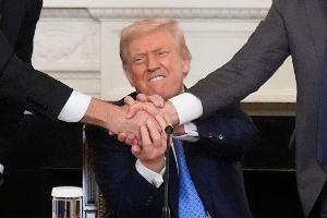 US-Präsident Donald Trump brüstet sich immer wieder, schon mehrere Kriege und große Konflikte beendet zu haben. (Archivbild)