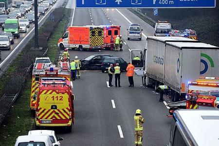 Stau Unfall Sperrung