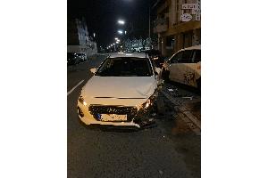 Fünf beschädigte Autos  als Folge von Sekundenschlaf