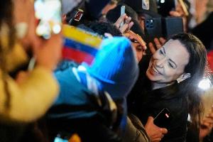 Machado traf in der Nacht in Oslo ein.