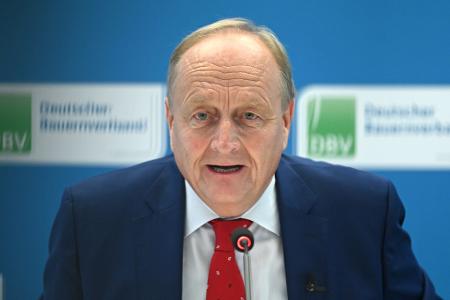 Bauernpräsident Joachim Rukwied sagte in Berlin: 