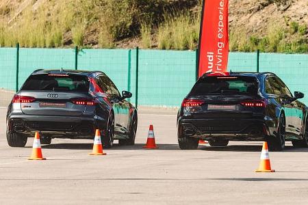 Audi RS6 Alex und Marc Marquez