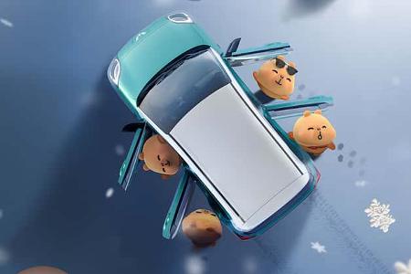 GM Wuling Hong Guang MINIEV Viertürer