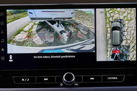 Display, Mitsubishi Outlander, Camping, Wohnwagen, Caravan