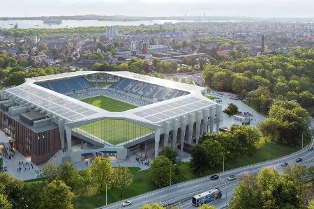 Umbau bis 2030: Kiel bekommt ein neues Stadion