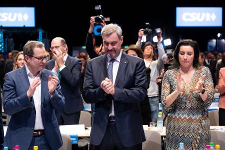 Mit seinem Prozent-Ergebnis dürfte Markus Söder nicht zufrieden sein.