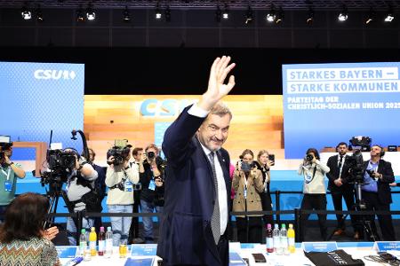 Markus Söder sieht die CSU voll auf Kurs.