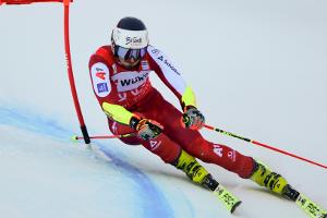 Riesenslalom in Val d' Isère: Brennsteiner führt
