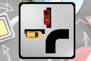 Abknickende Vorfahrt