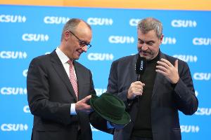 Für CDU-Chef Merz (links) gilt es derzeit, Aufgaben von historischer Bedeutung zu lösen. An diesem Erfolg würde die Politik gemessen. 