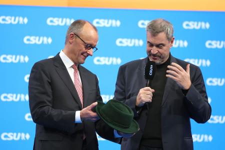 Für CDU-Chef Merz (links) gilt es derzeit, Aufgaben von historischer Bedeutung zu lösen. An diesem Erfolg würde die Politik gemessen. 