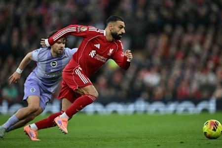 Salah mit Assist und Rekord: Liverpool schlägt Brighton