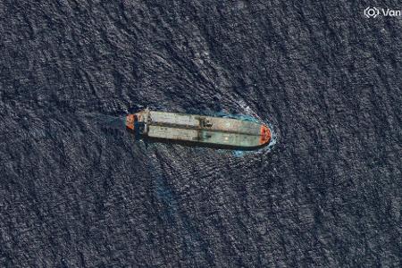 Der kürzlich von den USA vor der Küste Venezuelas beschlagnahmte Rohöltanker 