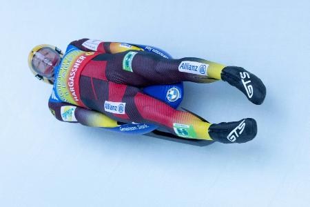 Rodeln: Loch mit Schadensbegrenzung - Langenhan Zweiter