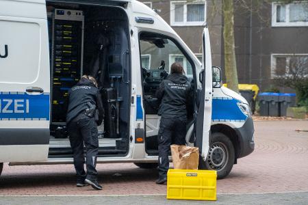 Nach der Attacke wurde der Tatort eingehend untersucht.