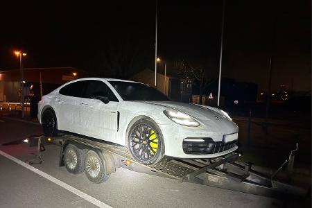 Sichergestellter Porsche Panamera e-hybrid
Quelle: Hauptzollamt Heilbronn