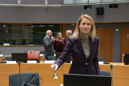 EU-Chefdiplomatin Kaja Kallas leitete das Außenministertreffen.