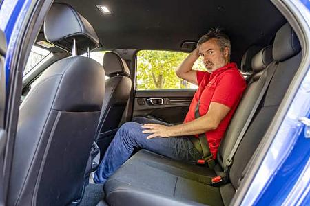 Honda Civic e:HEV Sport, Rückbank