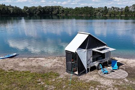 Farfalla Flip uo, Flip up, Wohnwagen, Transportwohnwagen, Aufstelldach