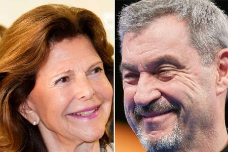 Markus Söder empfängt Königin Silvia von Schweden in München
