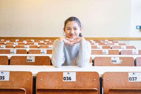 Mit gerade mal elf Jahren hatte Lina Heider im Sommer ihr Abi-Zeugnis in der Tasche. 