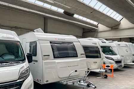 Winter-Abstellplätze Caravan