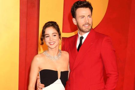 Chris Evans und Alba Baptista